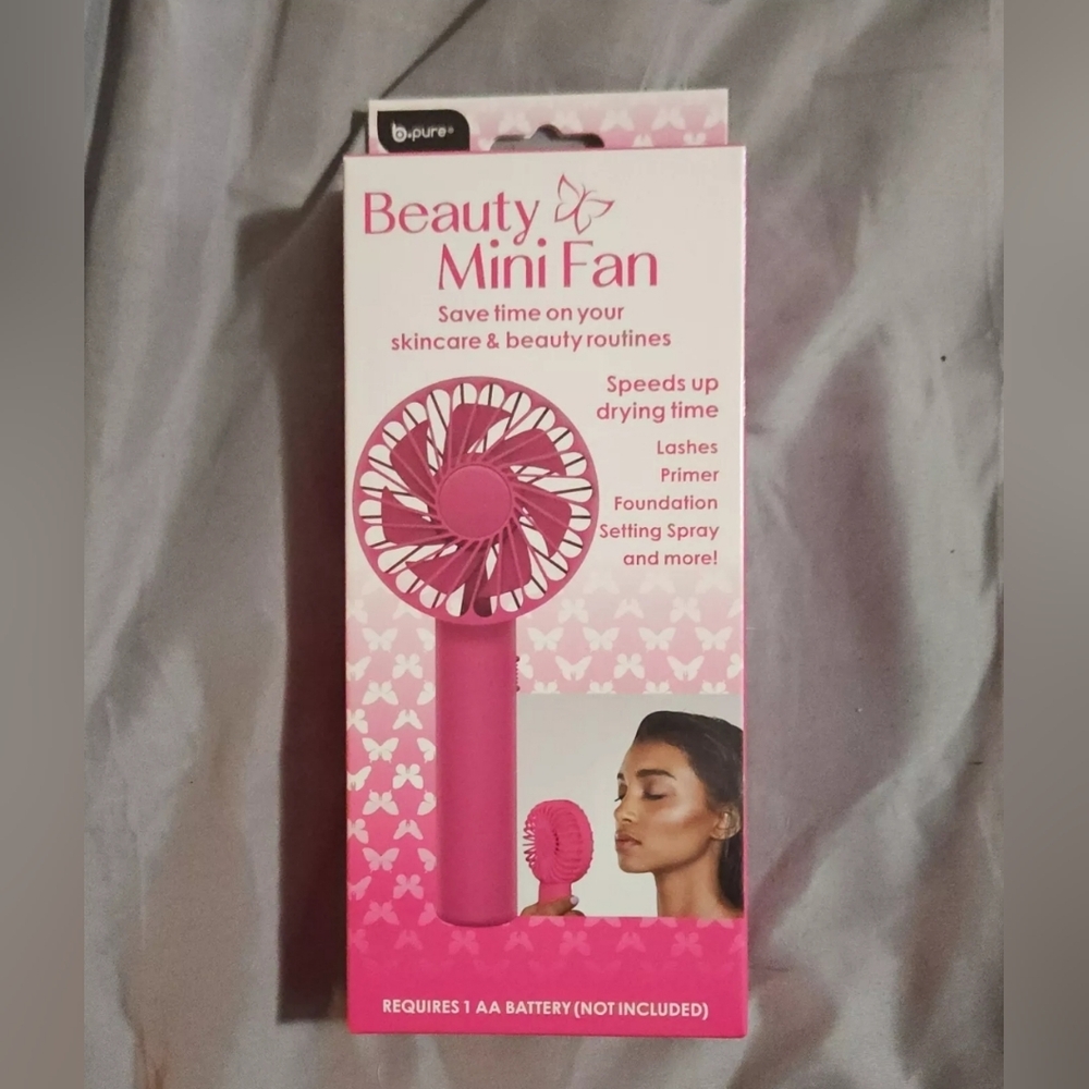 Beauty Mini Fan - Pink